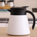 Jarra térmica de café de aço inoxidável 600ml, jarra térmica de parede dupla para casa, escritório, mantém bebidas quentes - garrafa térmica