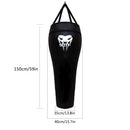 Saco de areia multifuncional para artes marciais, saco de boxe resistente com gancho de corrente de metal, equipamento esportivo dobrável