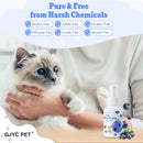 Spray Desodorizante para Pets Cães e Gatos, Aroma Natural Duradouro de Mirtilo, Controle de Odor Sem Álcool, Portátil