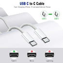 60w tipo c para tipo c cabo linha de dados para iphone 15 16 17 samsung xiaomi carregamento rápido usb c para c cabo tipo c carregador de dados 1m2m