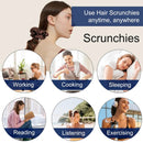 5 pçs scrunchies feminino laços de cabelo grande cetim de seda scrunchy faixas de cabelo elástico acessórios para o cabelo macio grandes scrunchies para menina
