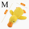 Brinquedo de Pelúcia para Cães em Forma de Pato, Resistente a Mordidas, Durável, com Som de Guinchado, Alivia o Desgaste dos Dentes, Companheiro Macio para Cães Pequenos e Grandes