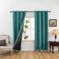 2 pçs moderno 100% cortina blackout com forro revestido, curains para quarto, sala de estar, sala de jantar, banheiro, decoração de casa
