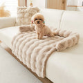 Almofada Espessa para Sofá de Animais de Estimação, Antirriscos, Antiderrapante, Ninho para Cães e Gatos, Cama Aconchegante para Cães e Gatos
