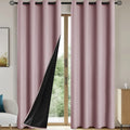 2 pçs moderno 100% cortina blackout com forro revestido, curains para quarto, sala de estar, sala de jantar, banheiro, decoração de casa